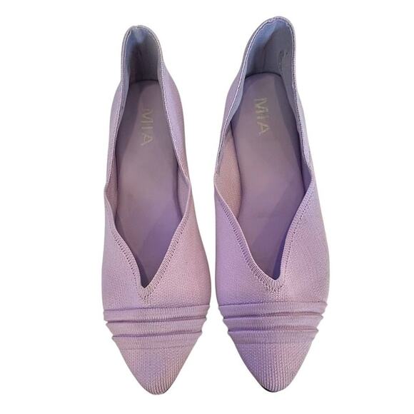 MIA Women's Daisie Lilac Pointed Toe Flats Size 10M - Picture 1 of 9